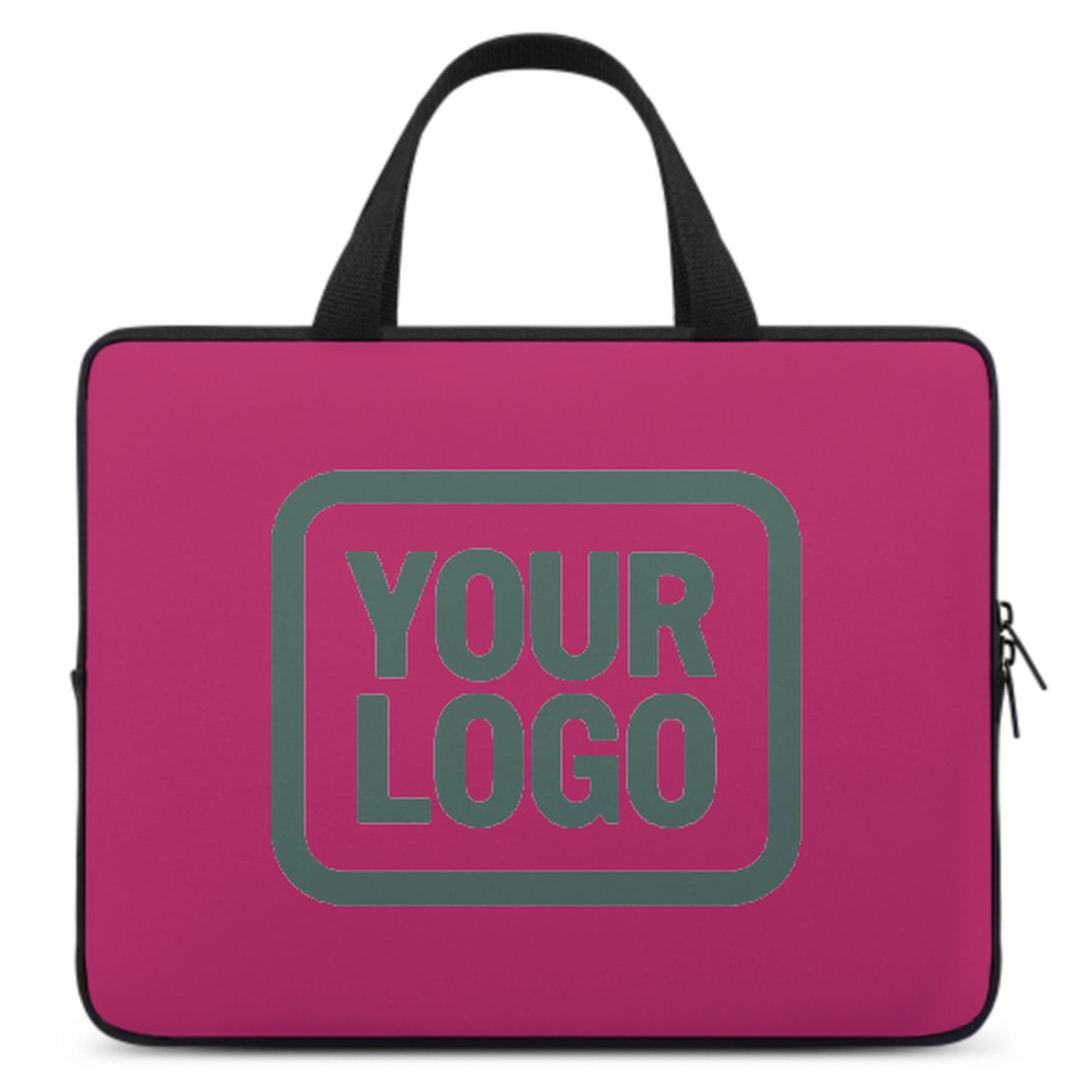 Maßgeschneidertes Rosarot Blue Green Laptop Tasche