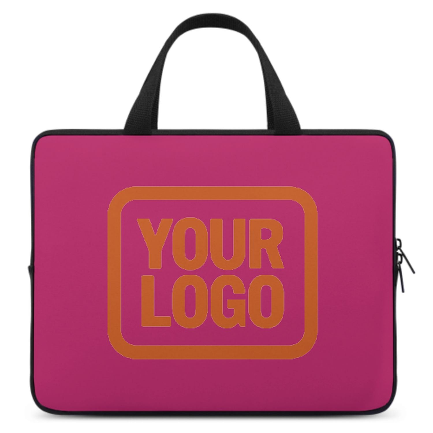 Maßgeschneidertes Rosarot Orange Laptop Tasche