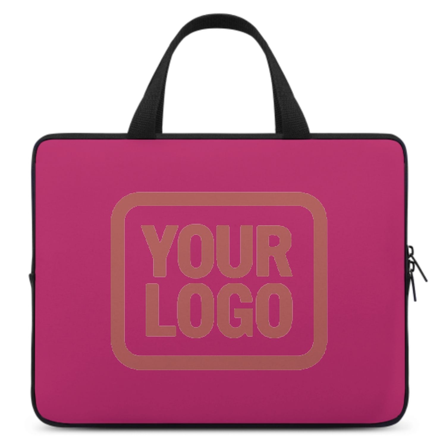 Maßgeschneidertes Rosarot Copper Rose Laptop Tasche
