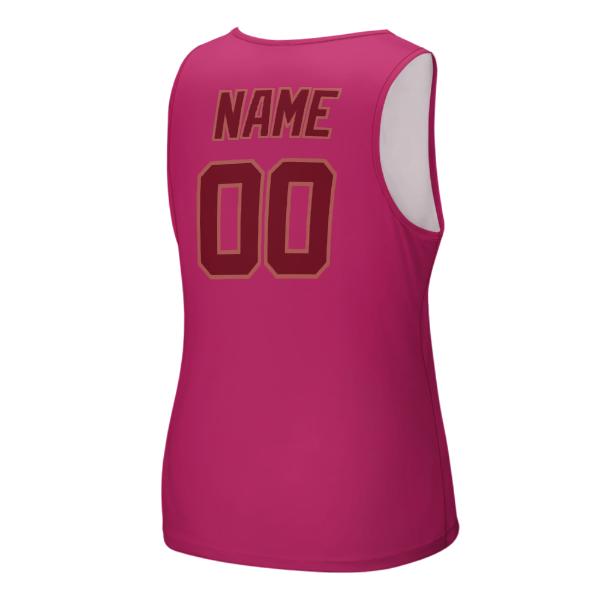 Maßgeschneidertes Rosarot Karmesinrot Herren Tanktop