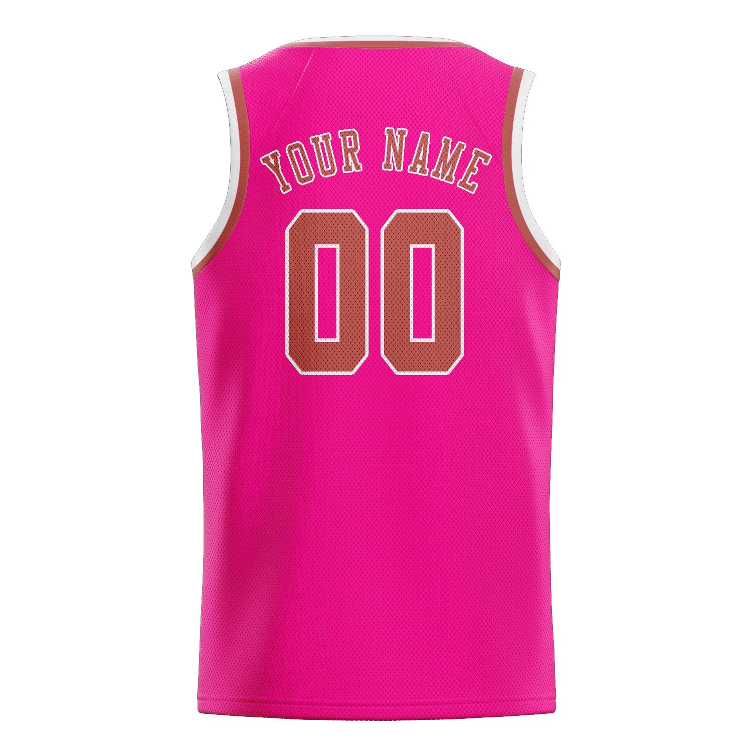 Benutzerdefiniertes Professionelles Rosarot Kupferrose Basketballtrikot