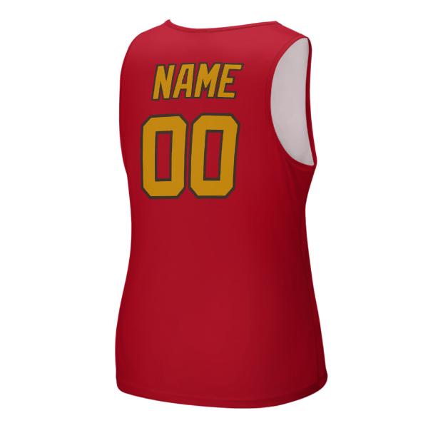 Maßgeschneidertes Rot Gelb Herren Tanktop