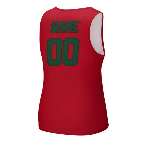 Maßgeschneidertes Rot Moosgrün Herren Tanktop