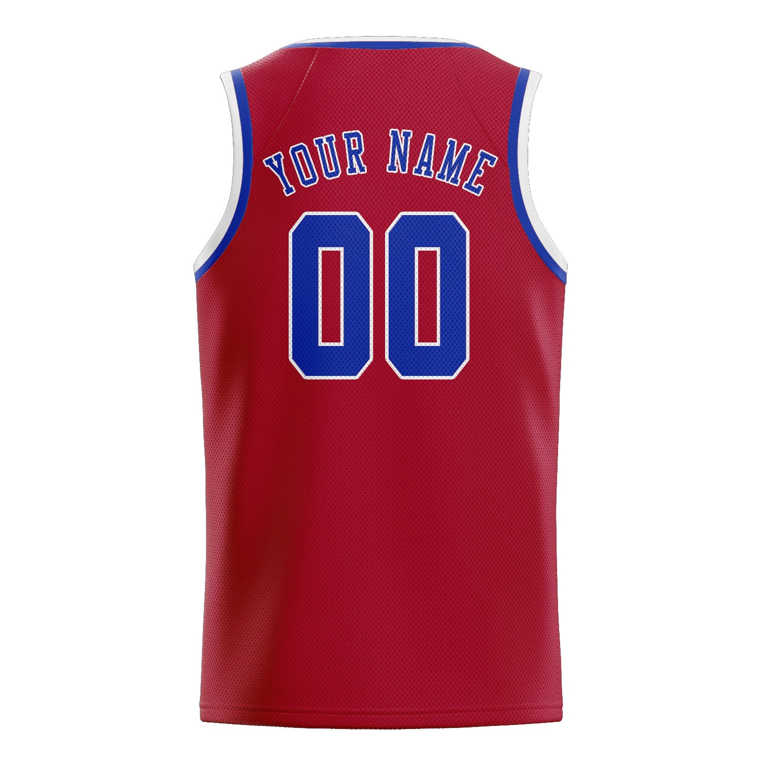 Benutzerdefiniertes Professionelles Rot Himmelblau Basketballtrikot