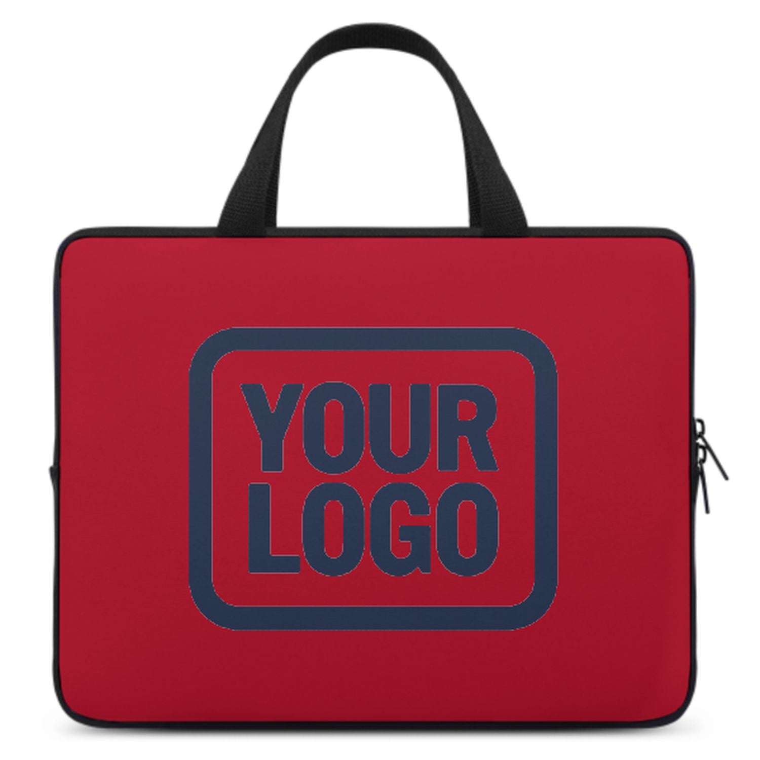 Maßgeschneidertes Rot Blue Laptop Tasche