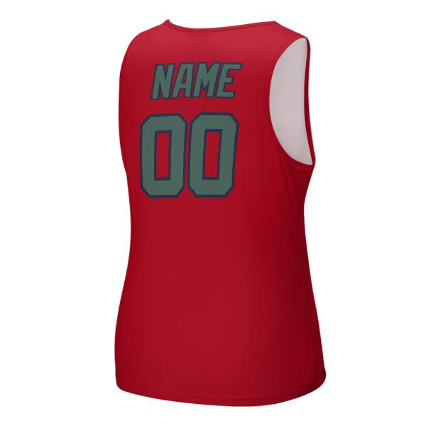 Maßgeschneidertes Rot Blaugrün Herren Tanktop