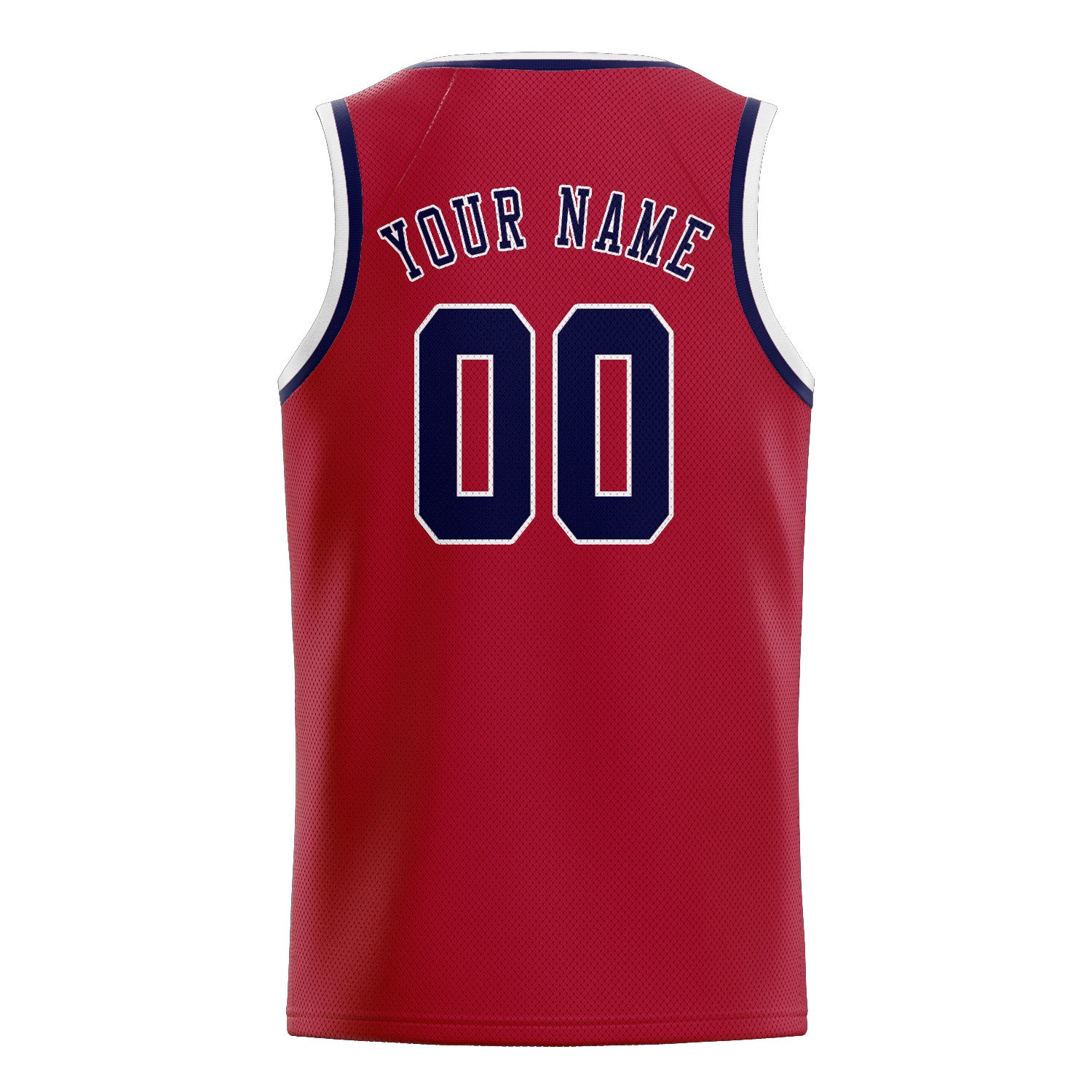Benutzerdefiniertes Professionelles Rot Stahlblau Basketballtrikot