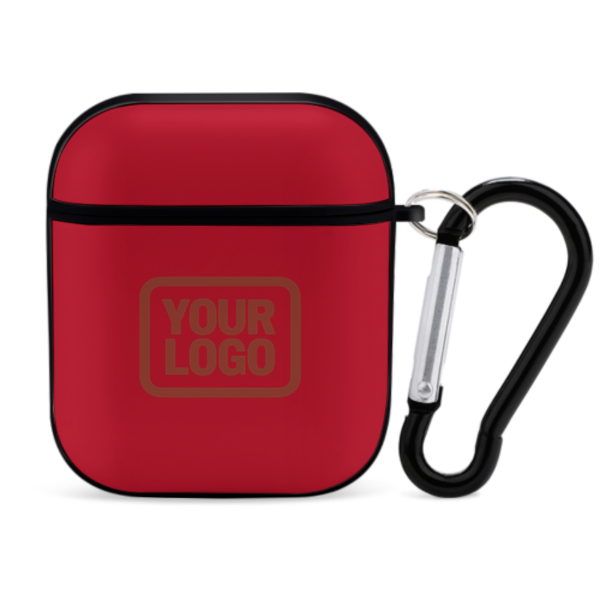Maßgeschneidertes Rot Korallenrot AirPods-Hülle