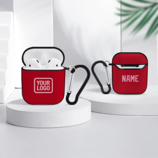 Maßgeschneidertes Rot Rosa AirPods-Hülle
