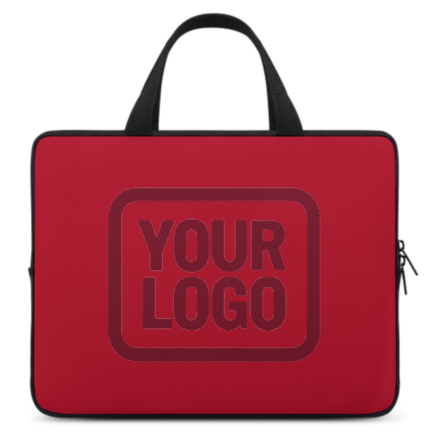 Maßgeschneidertes Rot Crimson Red Laptop Tasche