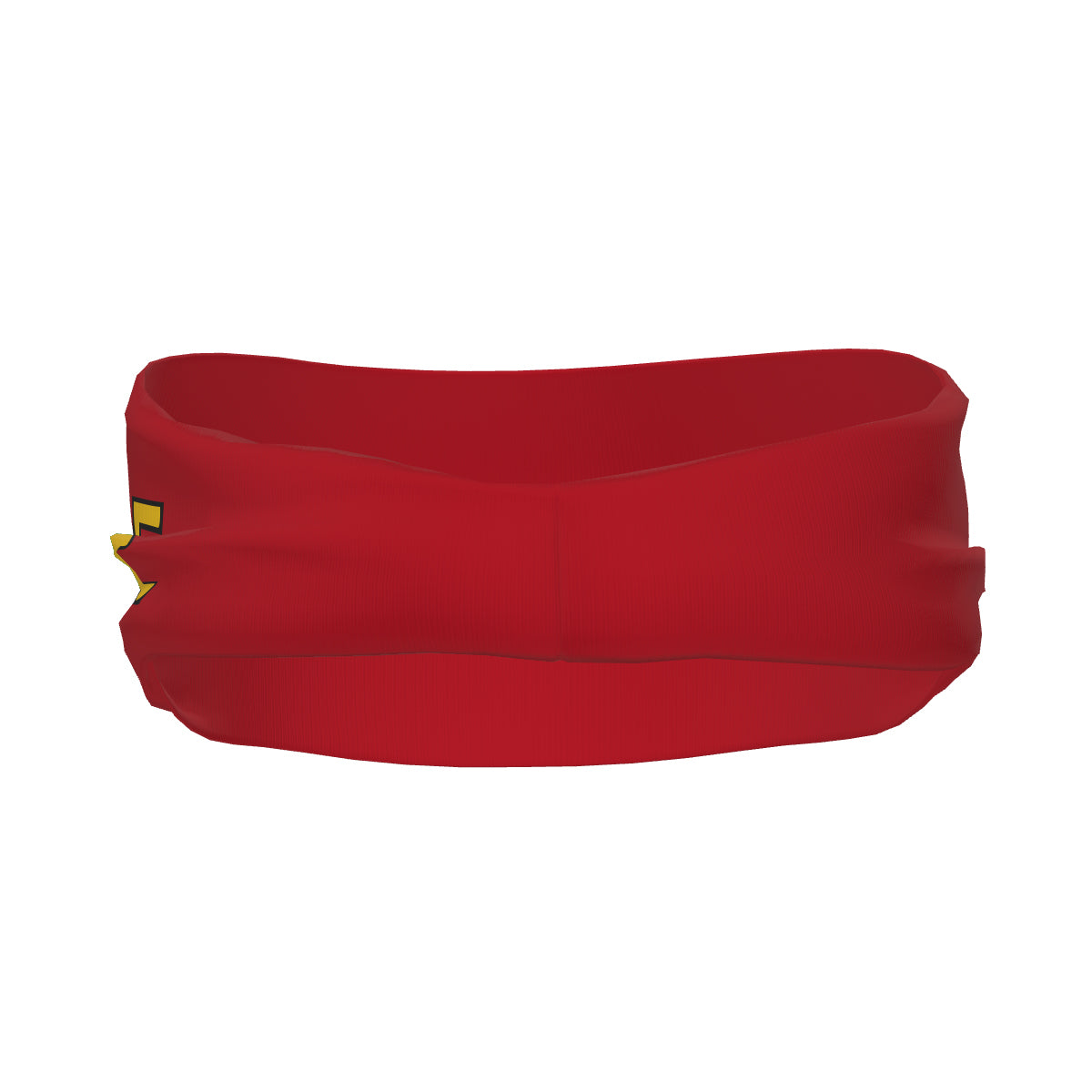 Maßgeschneidertes Rot Gold Sport Stirnband