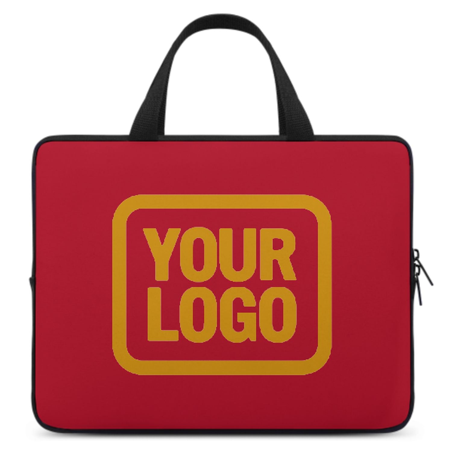 Maßgeschneidertes Rot Yellow Laptop Tasche