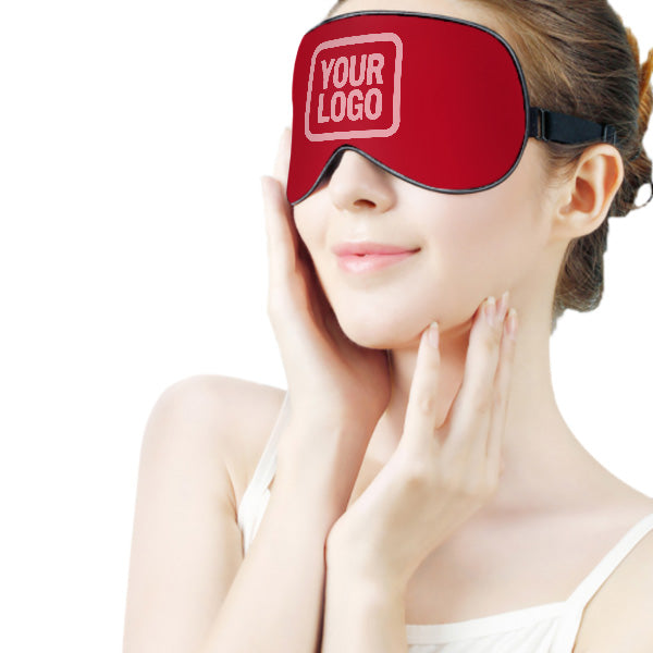 Maßgeschneidertes Rot Rosa Schlafmaske
