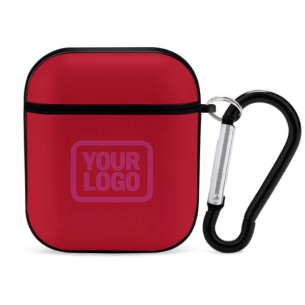 Maßgeschneidertes Rot Rosarot AirPods-Hülle