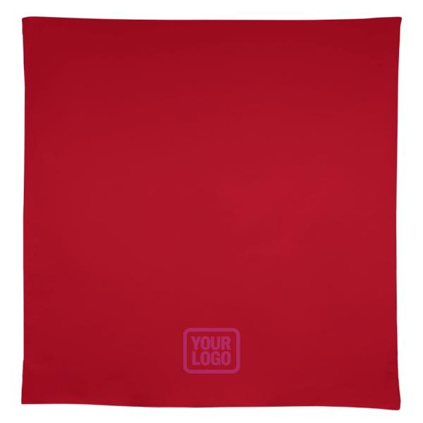 Maßgeschneidertes Rot Rosa Quadratische Tischdecke