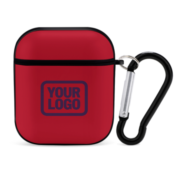 Maßgeschneidertes Rot Lila AirPods-Hülle