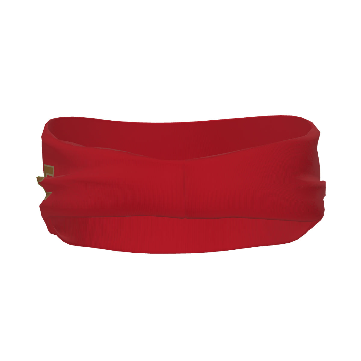 Maßgeschneidertes Rot Khaki Sport Stirnband