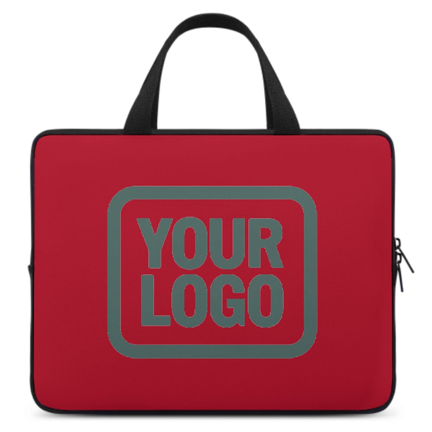 Maßgeschneidertes Rot Blue Green Laptop Tasche