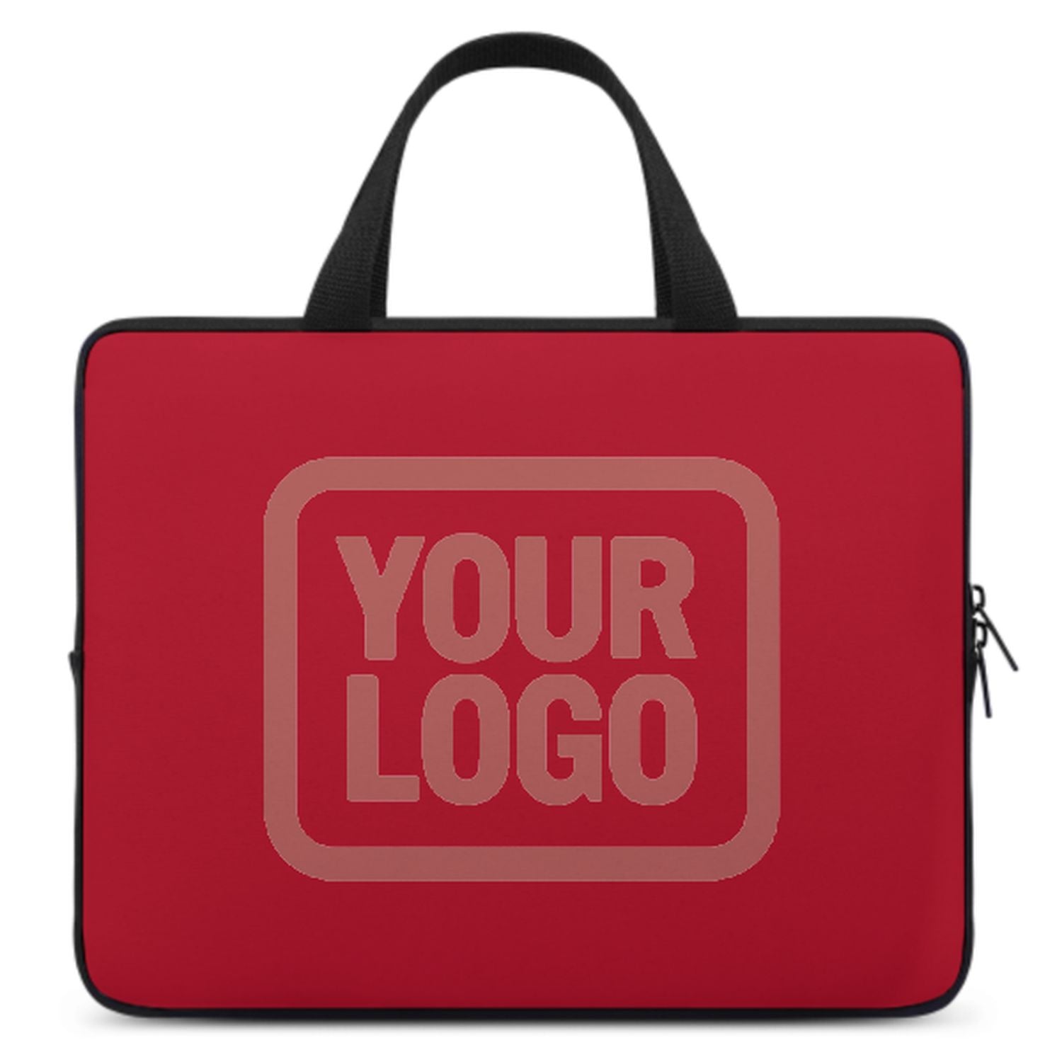 Maßgeschneidertes Rot Copper Rose Laptop Tasche