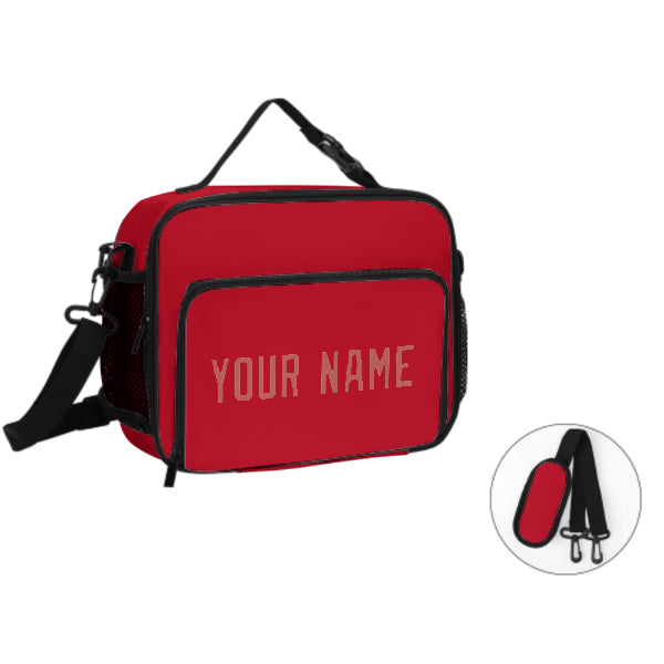 Maßgeschneidertes Rot Copper Rose Lunch-Tasche