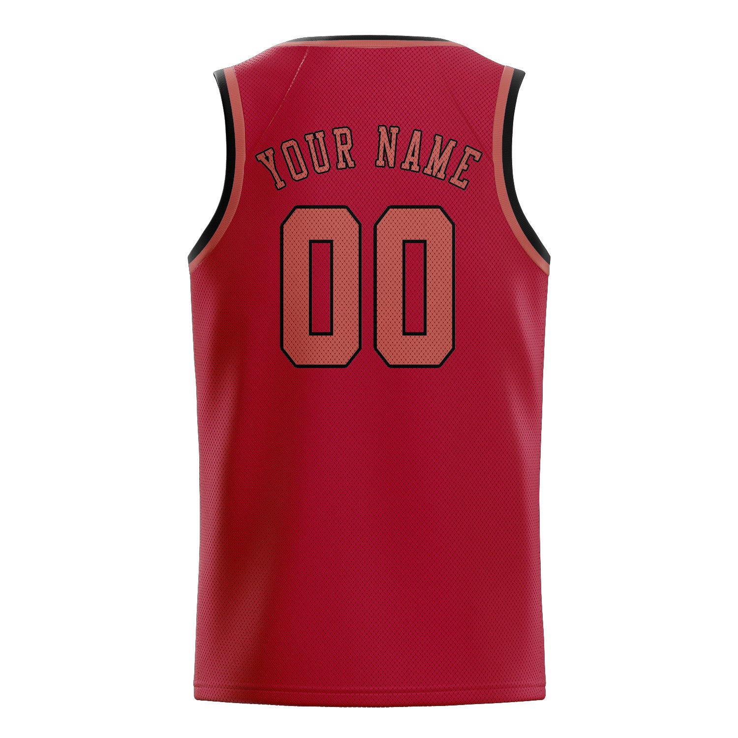 Benutzerdefiniertes Professionelles Rot Kupferrose Basketballtrikot