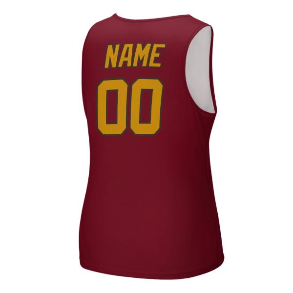 Maßgeschneidertes Karmesinrot Gelb Herren Tanktop