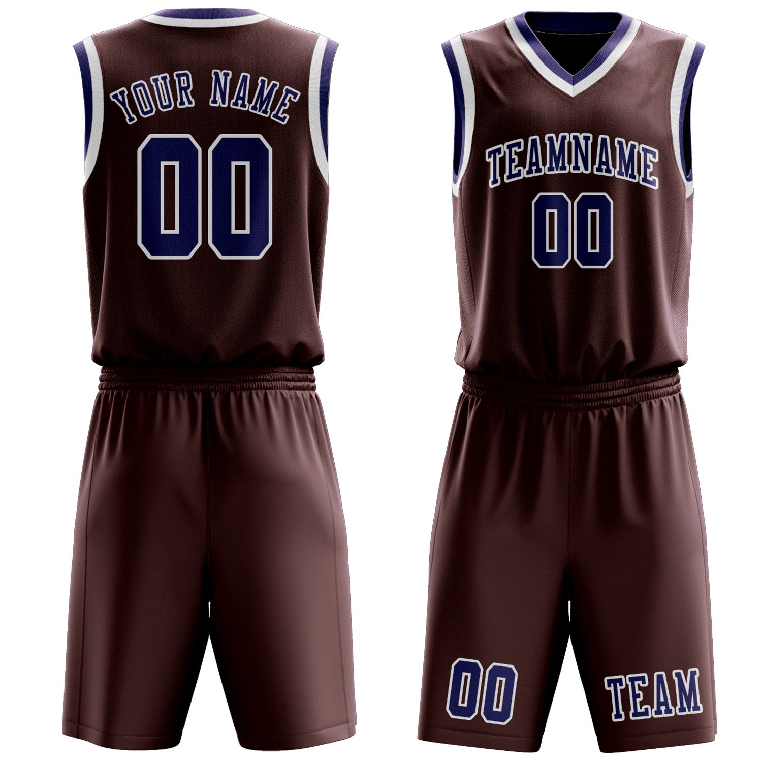 Benutzerdefiniertes Professionelles Karmesinrot Lila Basketballtrikot-Set