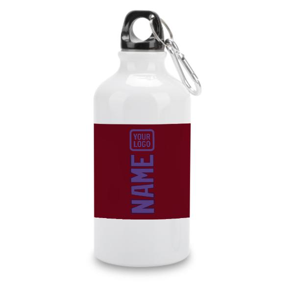Maßgeschneidertes Karmesinrot Lavendel Sportflasche