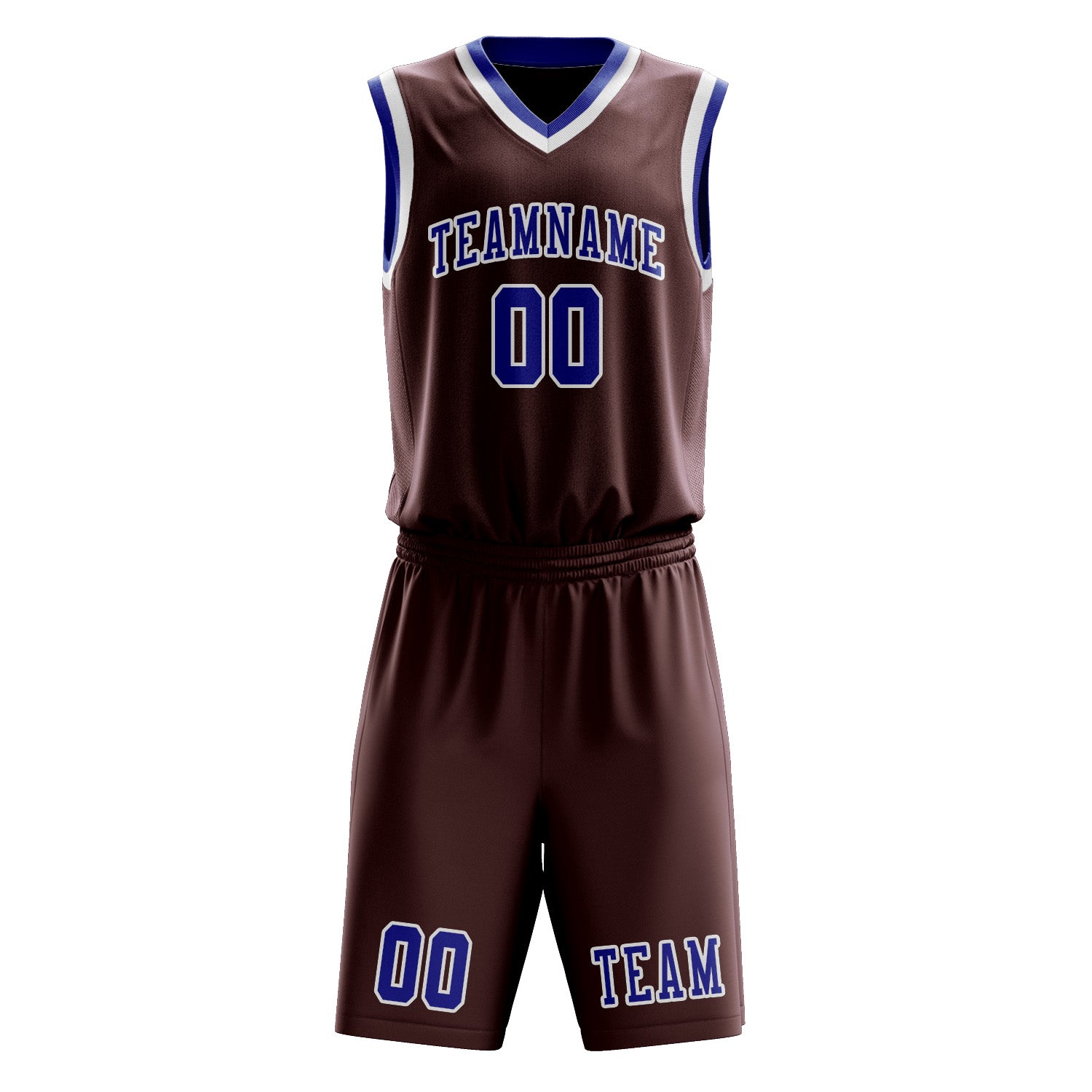 Benutzerdefiniertes Professionelles Karmesinrot Himmelblau Basketballtrikot-Set