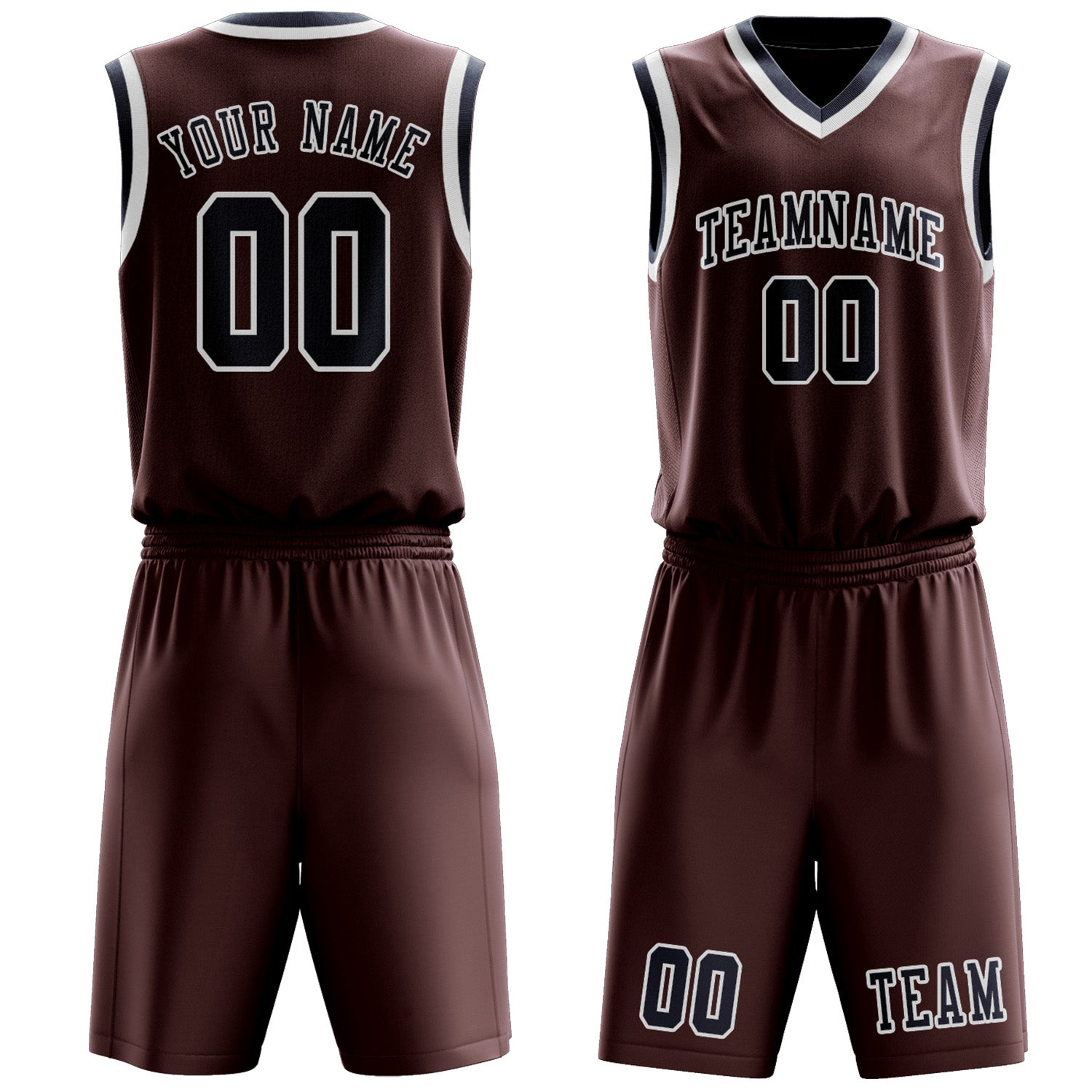 Benutzerdefiniertes Professionelles Karmesinrot Marineblau Basketballtrikot-Set