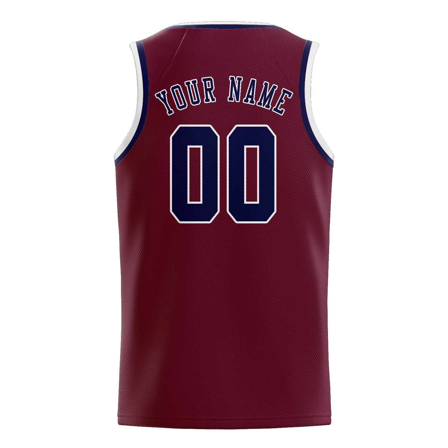Benutzerdefiniertes Professionelles Karmesinrot Stahlblau Basketballtrikot