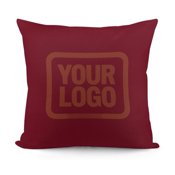 Federa personalizzata color rosso corallo cremisi