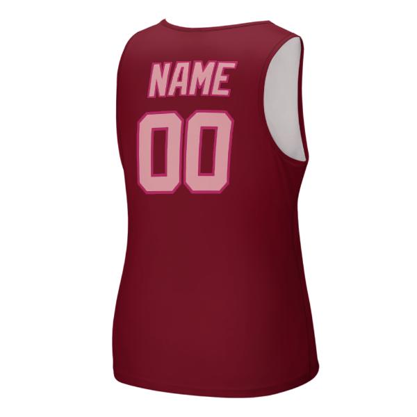 Maßgeschneidertes Karmesinrot Rosa Herren Tanktop