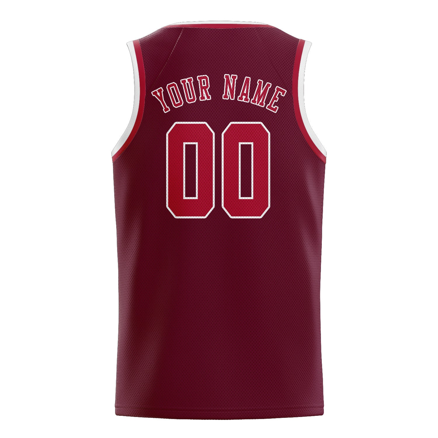 Benutzerdefiniertes Professionelles Karmesinrot Rot Basketballtrikot
