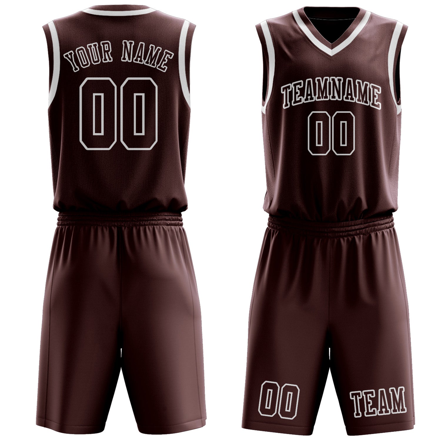 Benutzerdefiniertes Professionelles Karmesinrot Weiß Basketballtrikot-Set