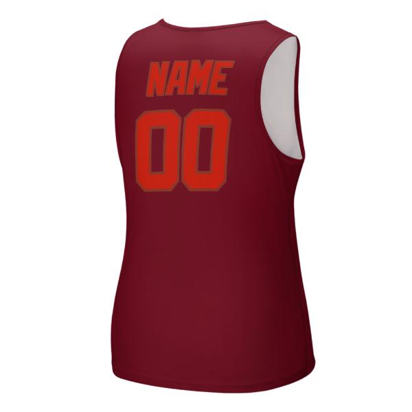Maßgeschneidertes Karmesinrot Orangerot Herren Tanktop