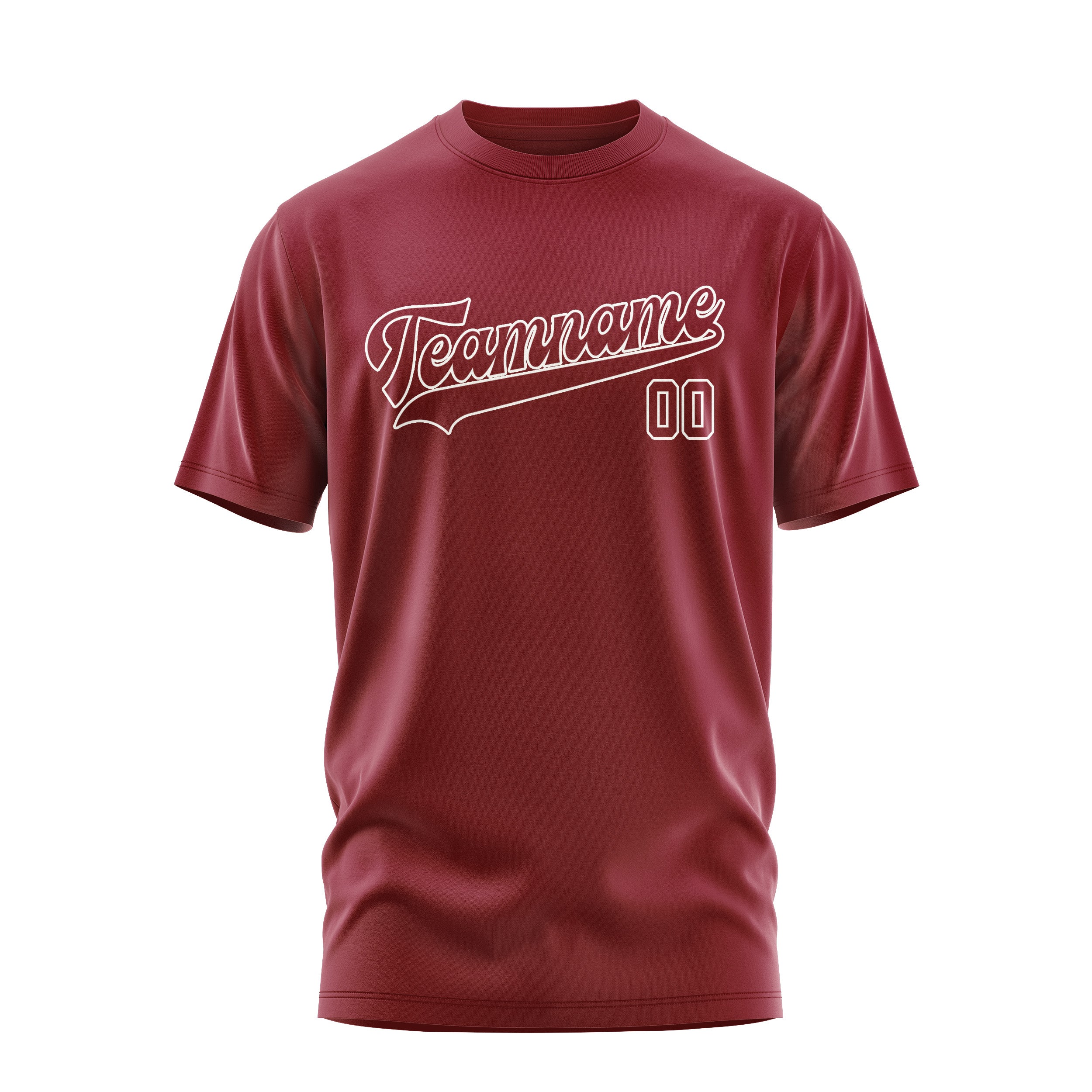 Maßgeschneidertes Karmesinrot Karmesinrot T-Shirt