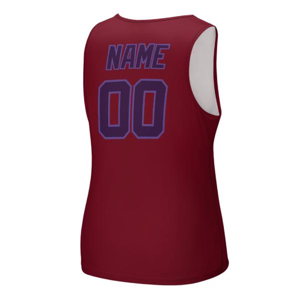 Maßgeschneidertes Karmesinrot Lila Herren Tanktop