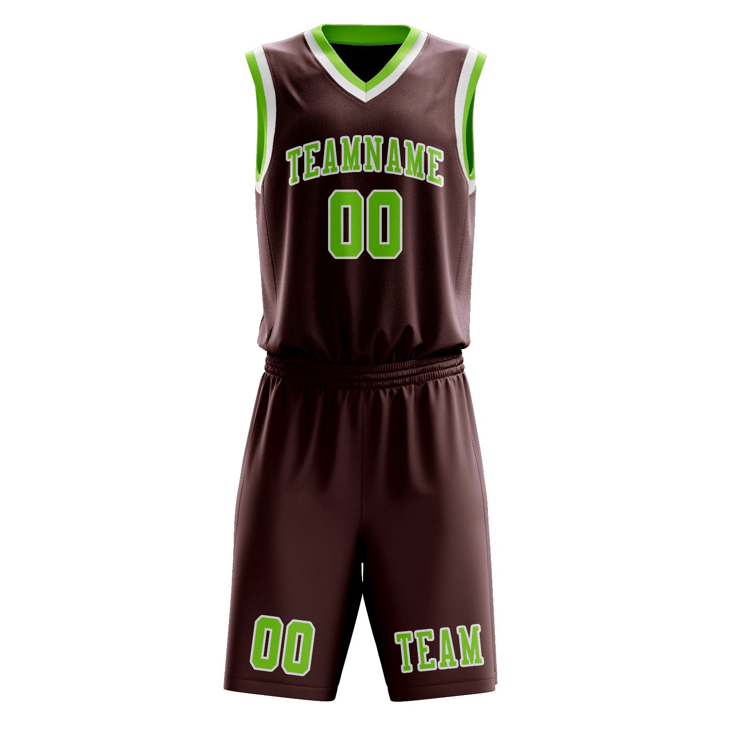 Benutzerdefiniertes Professionelles Karmesinrot Smaragdgrün Basketballtrikot-Set