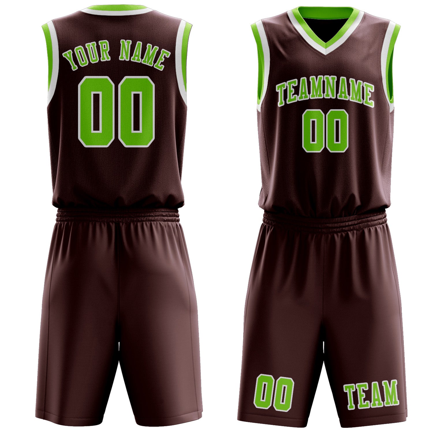 Benutzerdefiniertes Professionelles Karmesinrot Smaragdgrün Basketballtrikot-Set