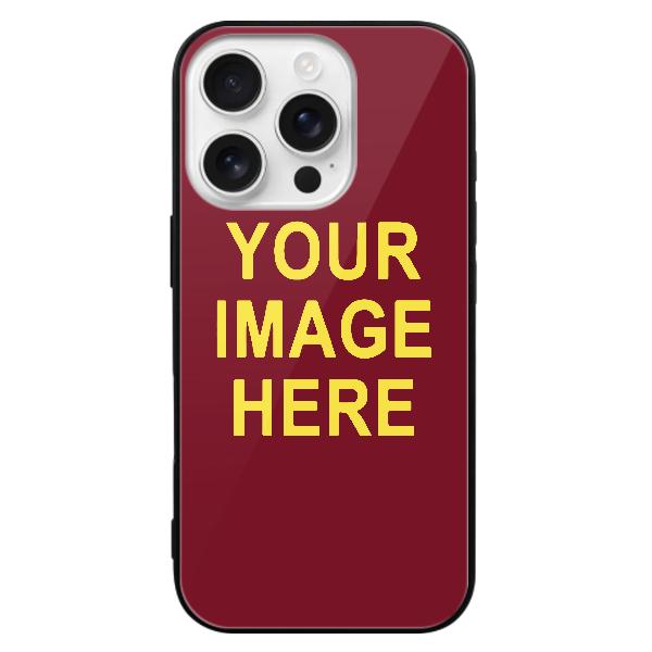 Custodia per telefono personalizzata color giallo pallido cremisi