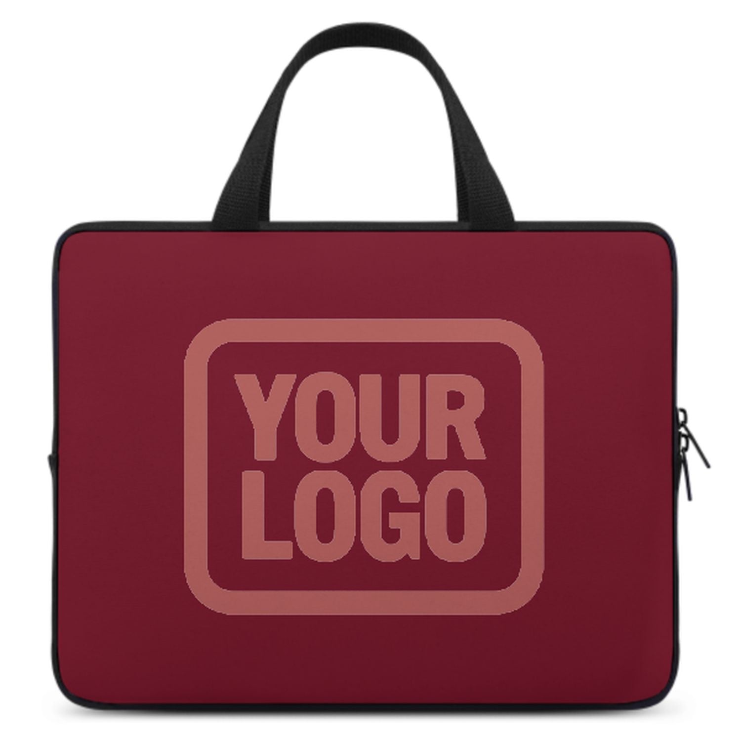 Borsa per laptop personalizzata Crimson Copper Rose