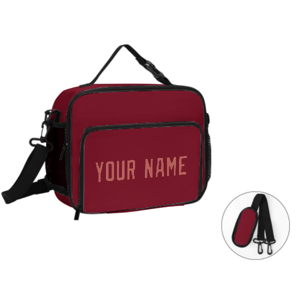 Maßgeschneidertes Karmesinrot Copper Rose Lunch-Tasche