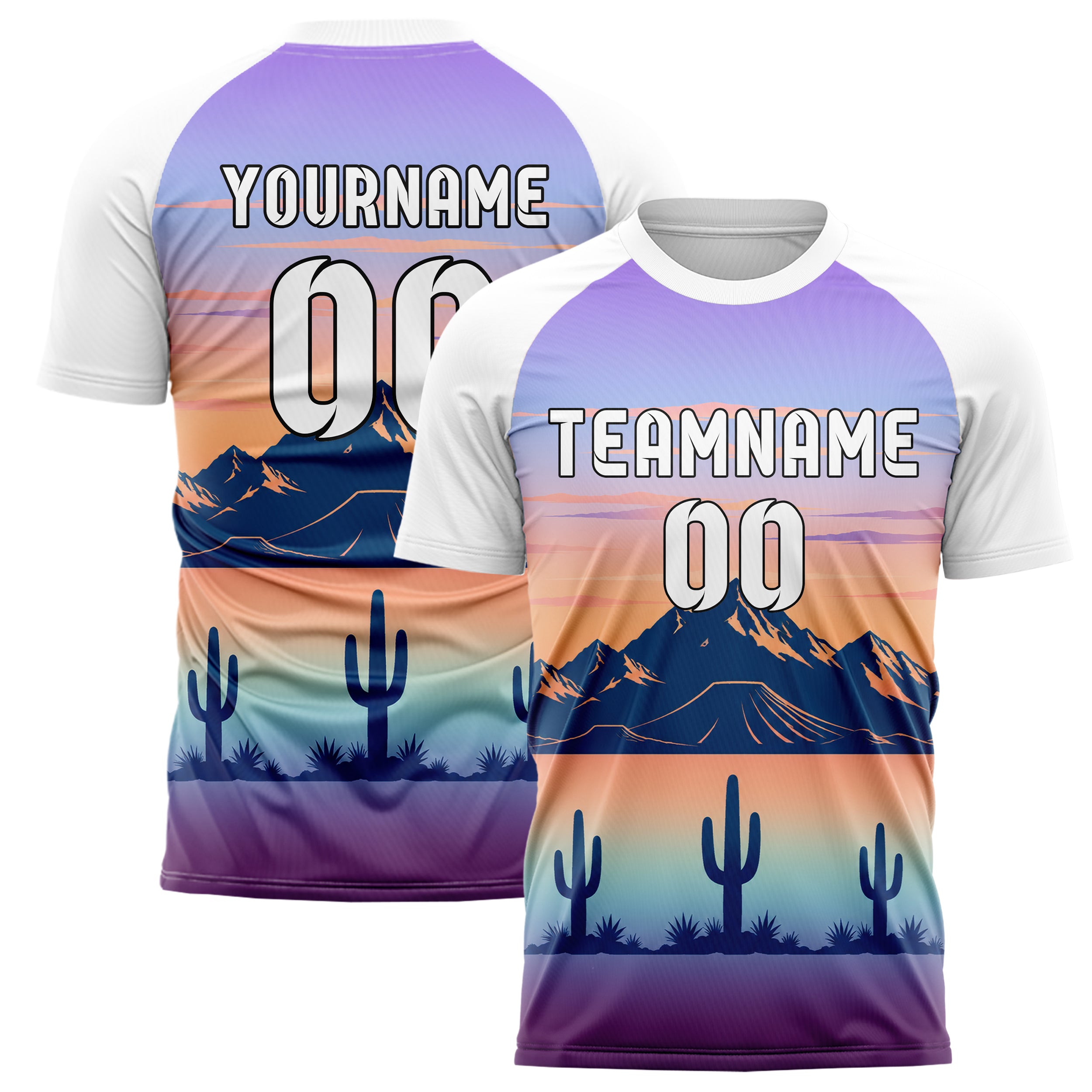 Hellblau Atacama Skyline Design 15-0504 individuelles Fußballtrikot main