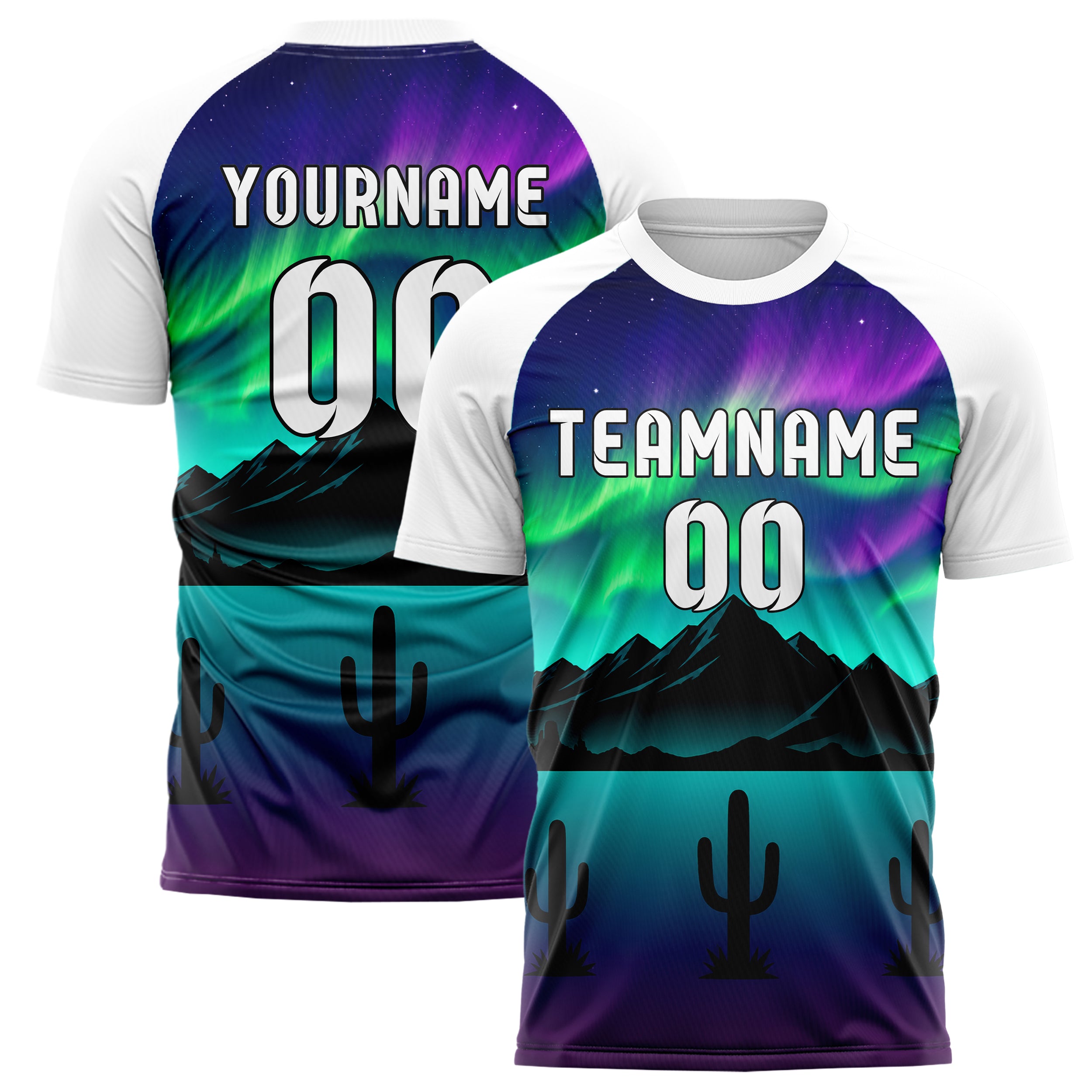 Petrol Atacama Skyline Design 15-0510 individuelles Fußballtrikot main