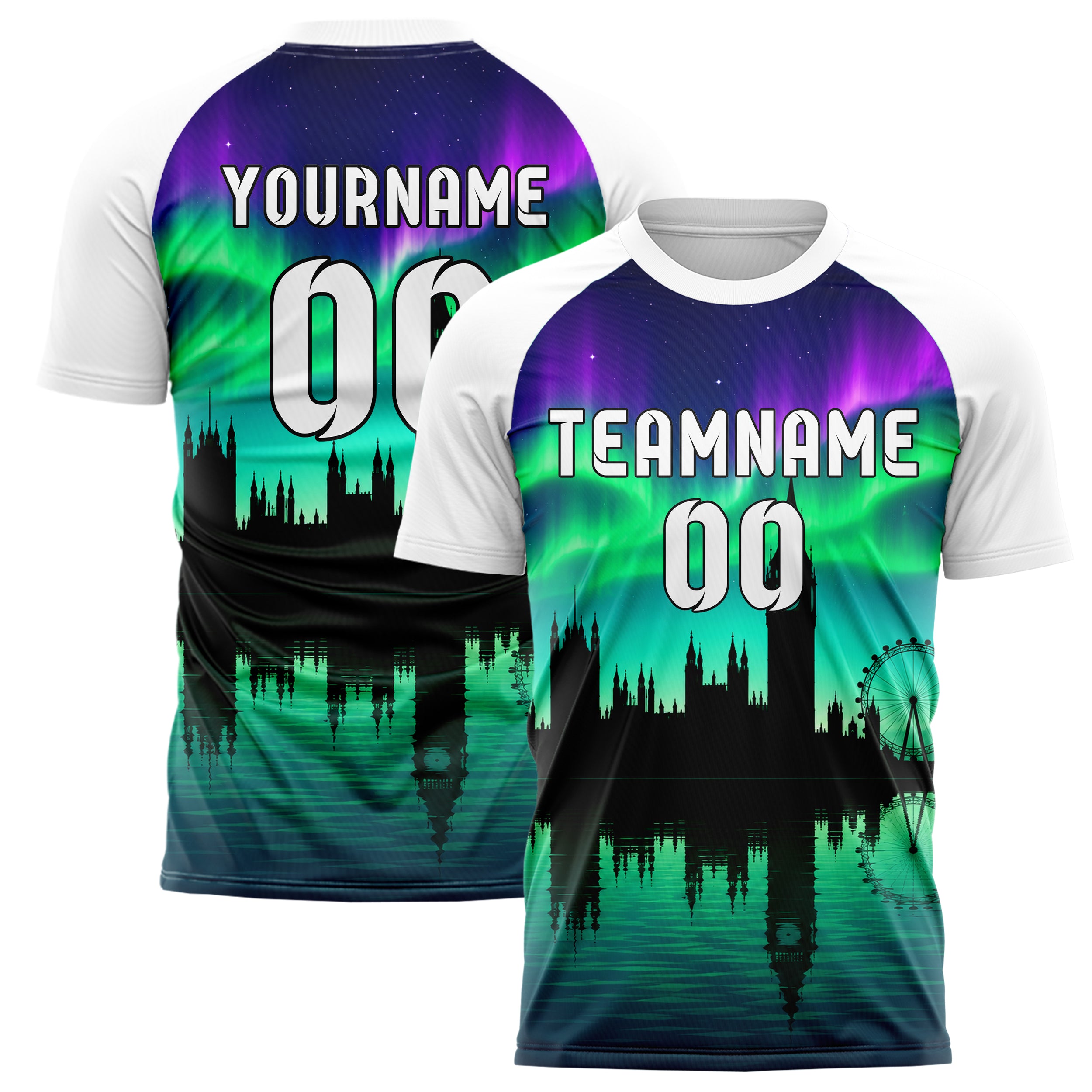 Petrol Big Ben Skyline Design 15-0260 individuelles Fußballtrikot main