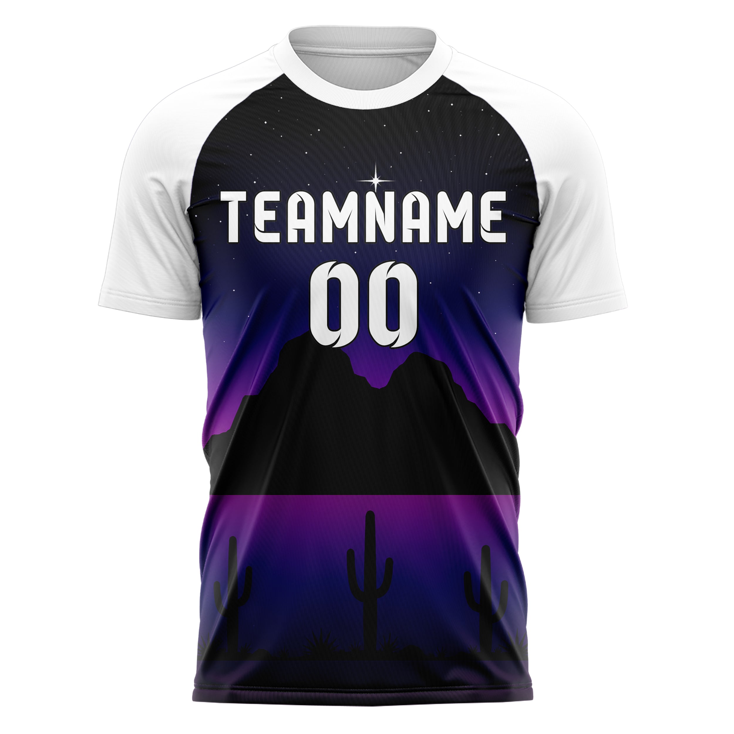 Schwarz Camelback Mountain Skyline Design 15-0328 individuelles Fußballtrikot front