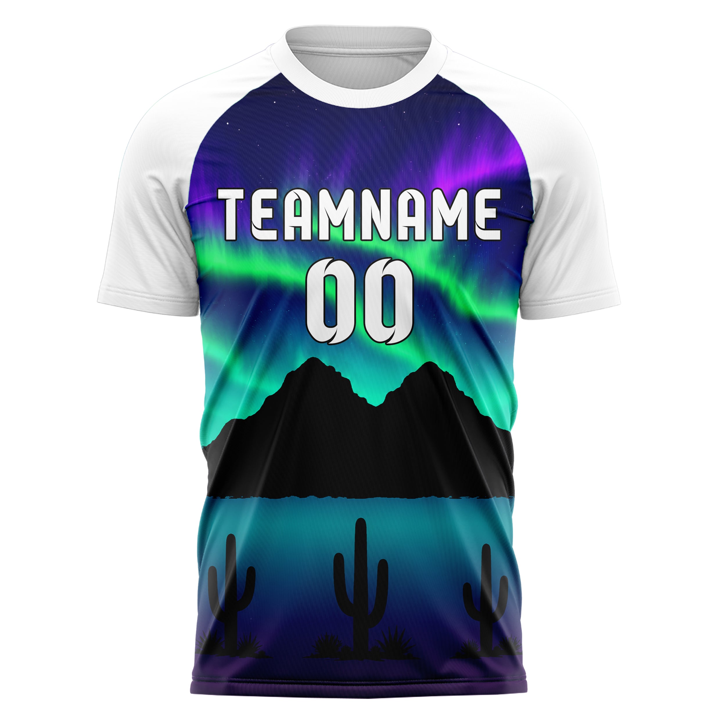 Petrol Camelback Mountain Skyline Design 15-0330 individuelles Fußballtrikot front