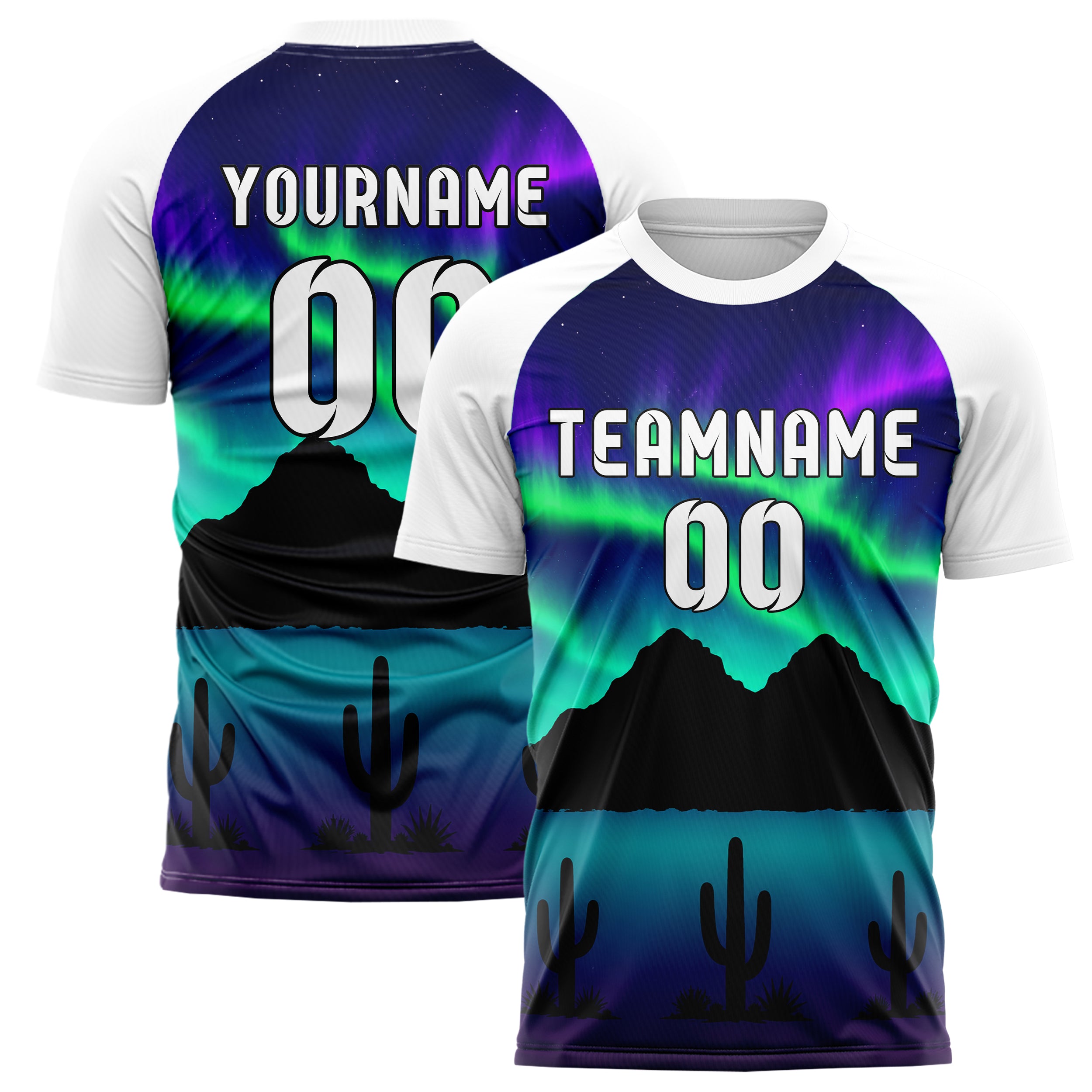 Petrol Camelback Mountain Skyline Design 15-0330 individuelles Fußballtrikot main