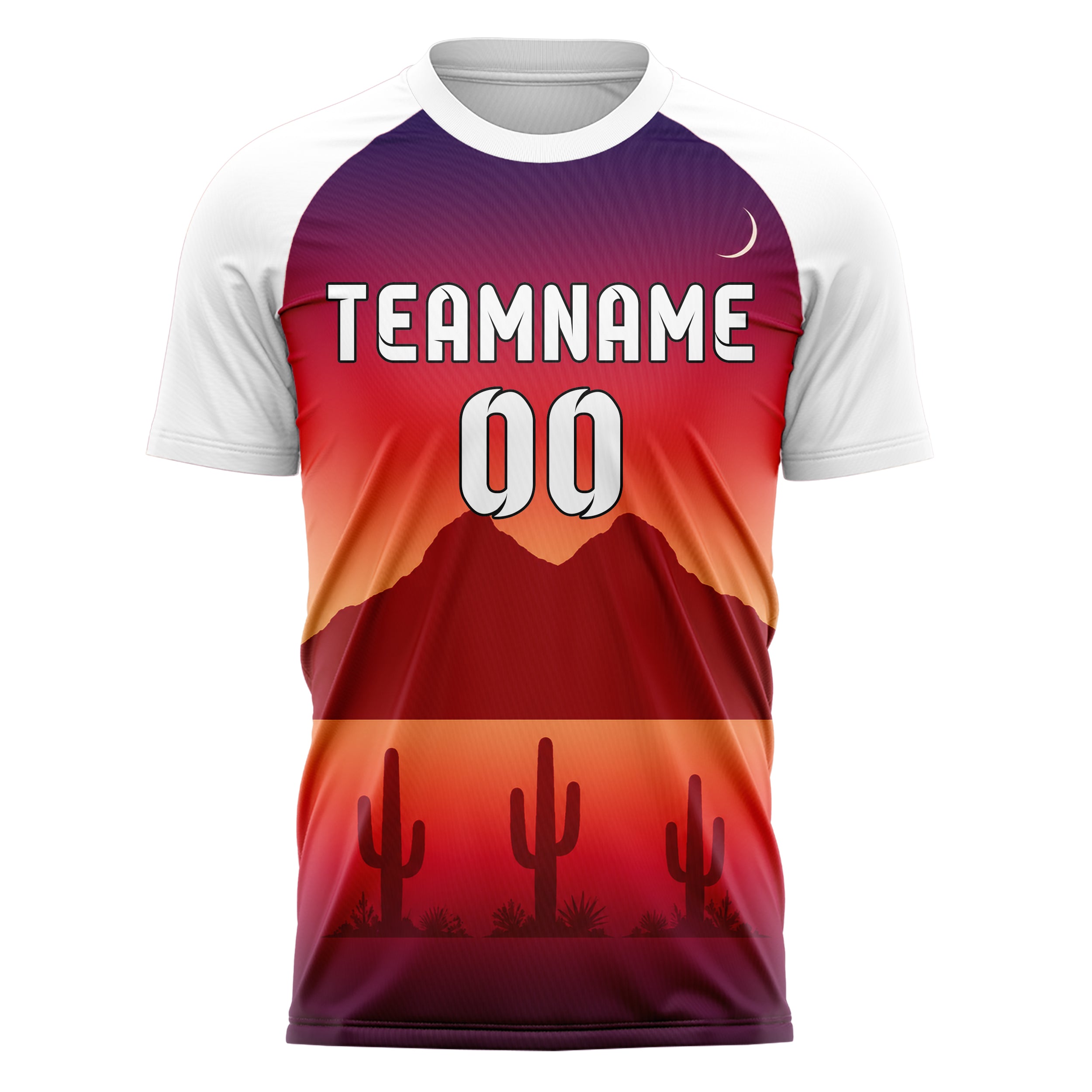 Rot Camelback Mountain Skyline Design 15-0323 individuelles Fußballtrikot front